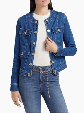 L’Agence Yari Denim Jacket XS NWT